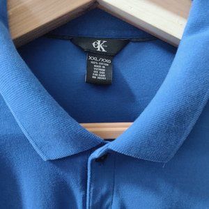Calvin Klein XXL blue golf polo